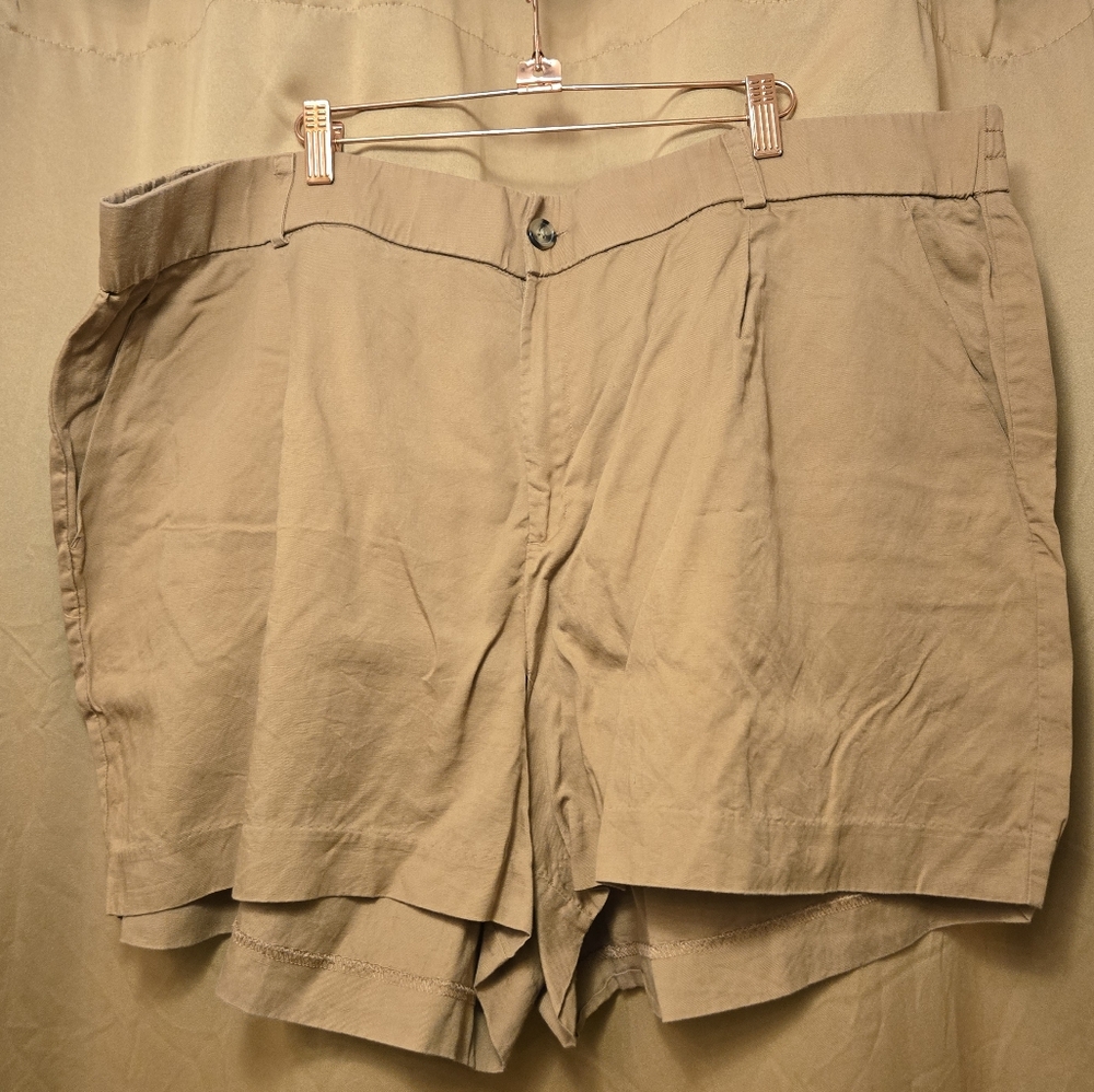 torrid Tan Layered Hem Shorts